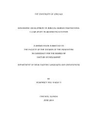A Case Study in Grammaticalization a Dissert