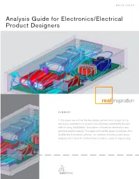 Analysis Guide for Electronics/Electrical Product Designers