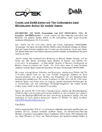 Crytek Und Dena Bieten Mit the Collectables Bald Blockbuster-Action Für Mobile Gamer
