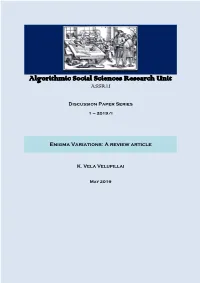 Enigma Variations: a Review Article