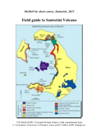 Santorini Field Guide