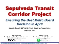 SOHA SONC Sepulveda Pass Presentation 2019 10 04 WS