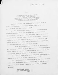 Statement of Matl Facts As to Which There Is No Genuine Issue