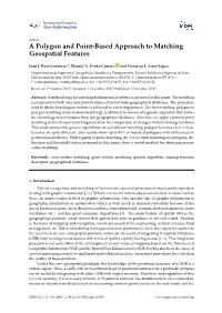 A Polygon and Point-Based Approach to Matching Geospatial Features