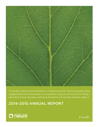 Annual Report Table of Contents