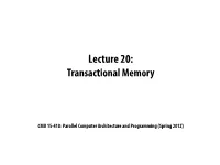 The Case for Hardware Transactional Memory