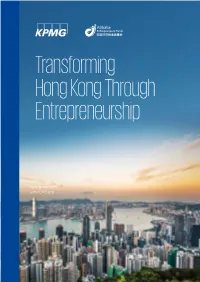 Transforming Hong Kong Through Entrepreneurship