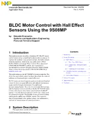 AN4058, BLDC Motor Control with Hall Effect Sensors Using The