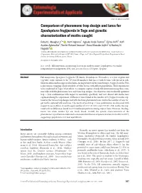 Comparison of Pheromone Trap Design and Lures for Spodoptera Frugiperda in Togo and Genetic Characterization of Moths Caught