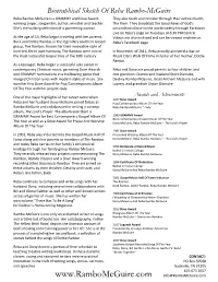 Biographical Sketch of Reba Rambo