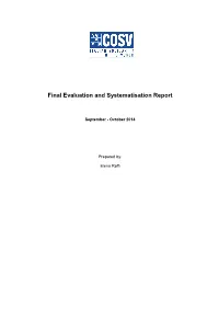 Final Evaluation and Systematisation Report