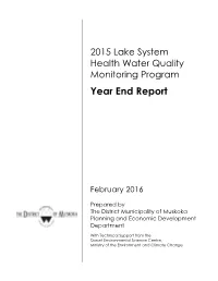 Lake Water Quality Program Components