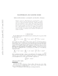 Arxiv:2101.11157V1 [Math.NT] 27 Jan 2021 Congruence, the Constant 2 May Be Replaced by Any Integer H Not Divisible by P