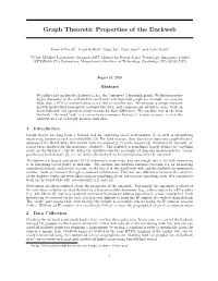 Graph Theoretic Properties of the Darkweb