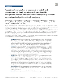 Neoadjuvant Combination of Pazopanib Or Axitinib And