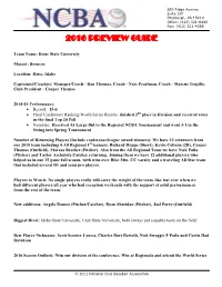 2016 Preview Guide
