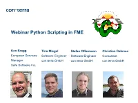 Python Scripting in FME