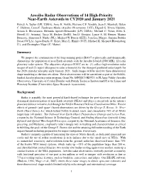 Arecibo Radar Observations of 14 High-Priority Near-Earth Asteroids in CY2020 and January 2021 Patrick A