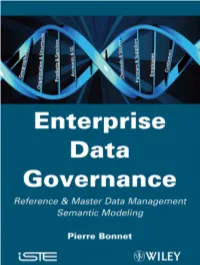 Enterprise Data Governance