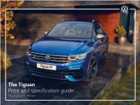 Tiguan Price List