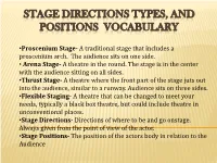 An Introduction to Theatre