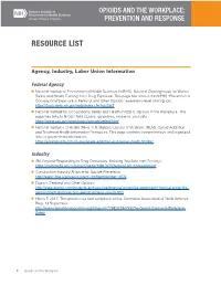 Resource List