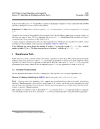 1 Hamiltonian Path