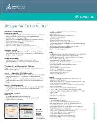 Abaqus for CATIA V5