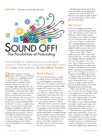 From Booktalks to Student Projects to Professional Resources, Podcasts
