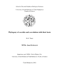 Phylogeny of Coccidia and Coevolution with Their Hosts