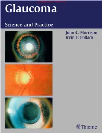 Glaucoma : Science and Practice
