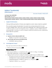 Kalbitor® (Ecallantide)