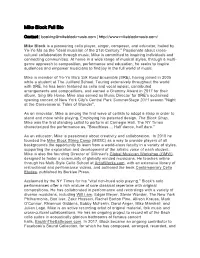 Mike Block Full Bio