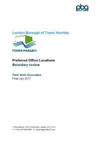 Preferred Office Location Boundary Review (2017)