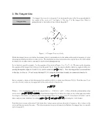 2. the Tangent Line