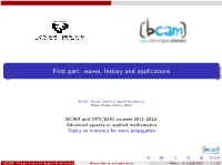 Waves, History and Applications