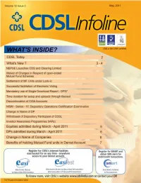 CDSL Infoline Issue