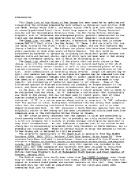 INTRODUCTION This Check List of the Plants of New Jersey Has Been