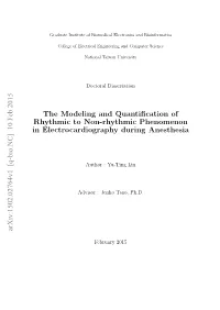 The Modeling and Quantification of Rhythmic to Non-Rhythmic