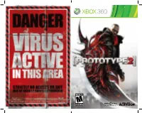 84114227US TABLE of CONTENTS WARNING Before Playing This Game, Read the Xbox 360® Console and Accessory Manuals for Important Safety and Health Information