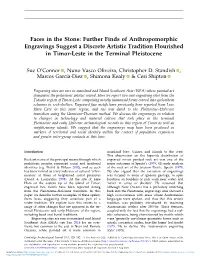 Faces in the Stone: Further Finds of Anthropomorphic Engravings Suggest a Discrete Artistic Tradition Flourished in Timor-Leste in the Terminal Pleistocene