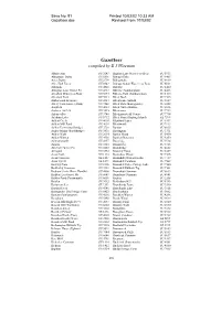 Gazetteer.Doc Revised from 10/03/02