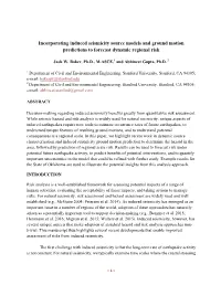 Incorporating Induced Seismicity Source Models and Ground Motion Predictions to Forecast Dynamic Regional Risk