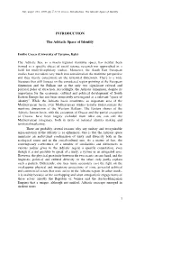 INTRODUCTION the Adriatic Space of Identity