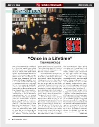 “Once in a Lifetime” TALKING HEADS