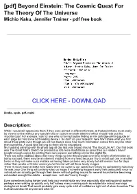 910799D [Pdf] Beyond Einstein: the Cosmic Quest for the Theory Of