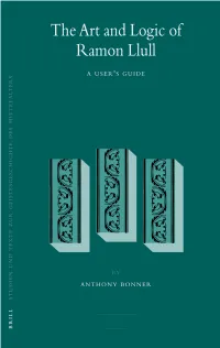 Art and Logic of Ramon Llull