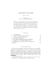 E-RECURSIVE INTUITIONS in Memoriam Professor Joseph R. Shoenfield Contents 1. Initial Intuitions 1 2. E-Recursively Enumerable V