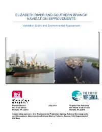 Elizabeth River and Southern Branch Navigation Improvements