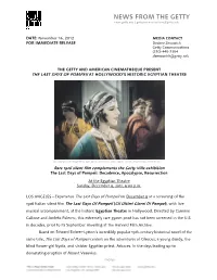Learn More About This Film Event